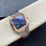 PP+ Factory Patek Philippe Cubitus 58211AR-001 45mm Half Rose Gold Blue Dial (6) PP+ Factory Patek Philippe Cubitus 5821/1AR-001 45mm Half Rose Gold Blue Dial