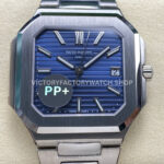 PP+ Factory Patek Philippe Cubitus 71281G-001 45mm Blue Dial (1) PP+ Cubitus 7128 blue dial white gold 45mm profile