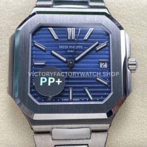 PP+ Cubitus 7128 blue dial white gold 45mm profile