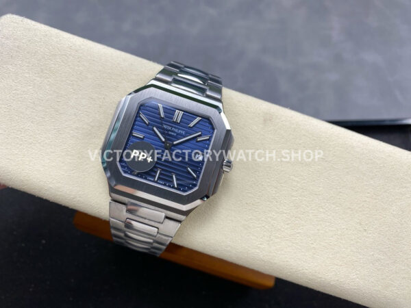 PP+ Factory Patek Philippe Cubitus 71281G-001 45mm Blue Dial (4) PP+ Factory Patek Philippe Cubitus 7128/1G-001 45mm Blue Dial