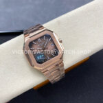 PP+ Factory Patek Philippe Cubitus 7128/1R-001 45mm Full Rose Gold Brown Dial