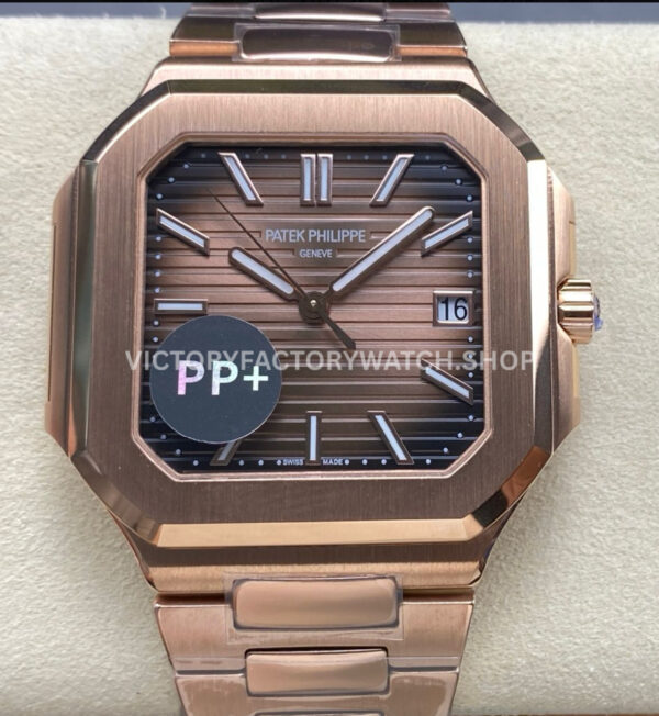 PP+ Cubitus 7128 full rose gold brown dial 45mm