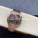 PP+ Factory Patek Philippe Cubitus 7128/1R-001 45mm Full Rose Gold Brown Dial