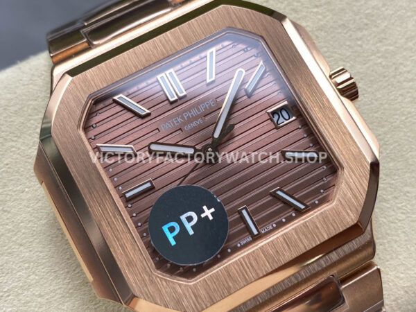 PP+ Factory Patek Philippe Cubitus 71281R-001 45mm Rose Gold Brown Dial (2) PP+ Factory Patek Philippe Cubitus 7128/1R-001 45mm Rose Gold Brown Dial