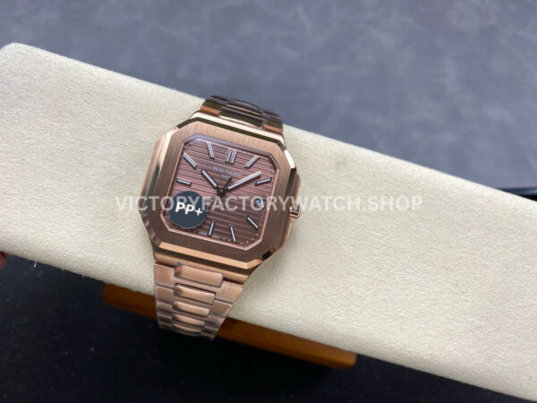 PP+ Factory Patek Philippe Cubitus 71281R-001 45mm Rose Gold Brown Dial (5) PP+ Factory Patek Philippe Cubitus 7128/1R-001 45mm Rose Gold Brown Dial
