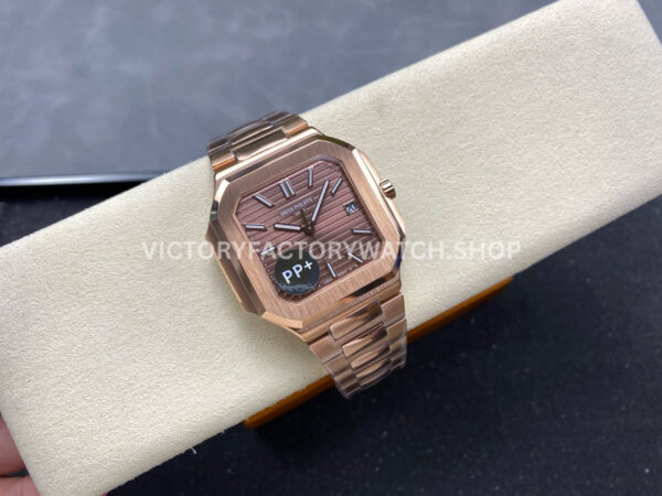 PP+ Factory Patek Philippe Cubitus 71281R-001 45mm Rose Gold Brown Dial (6) PP+ Factory Patek Philippe Cubitus 7128/1R-001 45mm Rose Gold Brown Dial