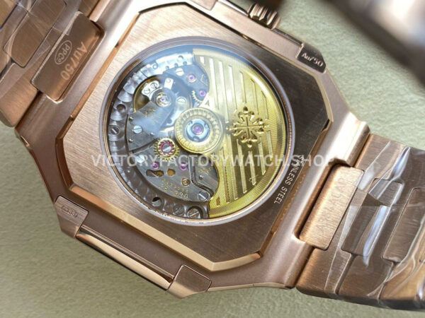 PP+ Factory Patek Philippe Cubitus 71281R-001 45mm Rose Gold Brown Dial (9) PP+ Factory Patek Philippe Cubitus 7128/1R-001 45mm Rose Gold Brown Dial