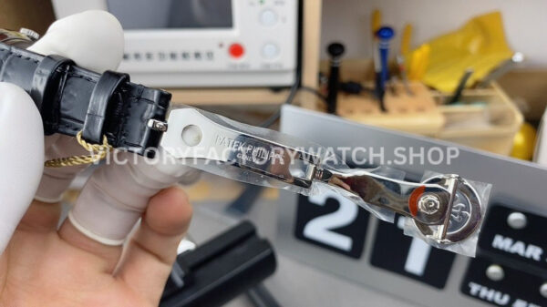 PPF Factory Patek Philippe Annual Calendar 5396G-011 38mm White Gold Leather Strap Silver Dial (1) PPF Factory Patek Philippe Annual Calendar 5396G-011 38mm White Gold Leather Strap Silver Dial