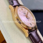PPF Factory Patek Philippe Annual Calendar 5396R-012 38mm Rose Gold Leather Strap Arabic (6) PPF Factory Patek Philippe Annual Calendar 5396R-012 38mm Rose Gold Leather Strap Arabic Numerals Silver Dial