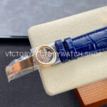 PPF Factory Patek Philippe Annual Calendar 5396R-014 38mm Rose Gold Leather Strap Blue Dial