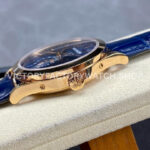 PPF Factory Patek Philippe Annual Calendar 5396R-014 38mm Rose Gold Leather Strap Blue Dial
