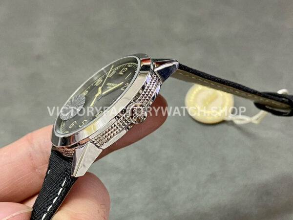 PPF Factory Patek Philippe Calatrava 5226G-001 40mm White Gold Canvas Strap Arabic Numerals Blac (9) PPF Factory Patek Philippe Calatrava 5226G-001 40mm White Gold Canvas Strap Arabic Numerals Black Dial