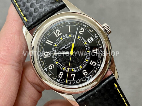 PPF Factory Patek Philippe Calatrava 6007G-001 40mm White Gold Ebony Black Dial