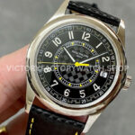 PPF Factory Patek Philippe Calatrava 6007G-001 40mm White Gold Ebony Black Dial