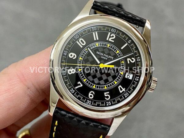 PPF Factory Patek Philippe Calatrava 6007G-001 40mm White Gold Ebony Black Dial