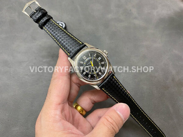 PPF Factory Patek Philippe Calatrava 6007G-001 40mm White Gold Ebony Black Dial