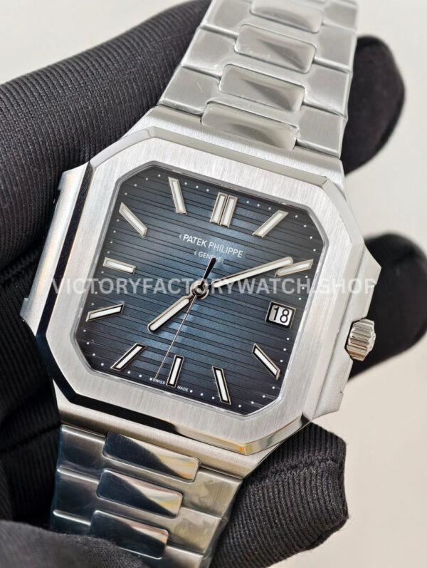 PPF Factory Patek Philippe Cubitus 71281G-001 45mm Full White Gold Blue-Gray Dial