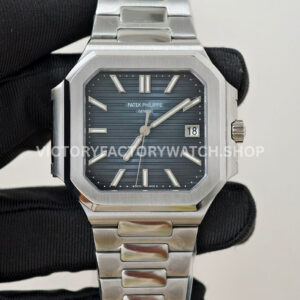 PPF Factory Patek Philippe Cubitus 71281G-001 45mm Full White Gold Blue-Gray Dial (4) PPF Factory Patek Philippe Cubitus 7128 1G blue gray dial white gold