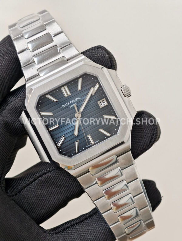 PPF Factory Patek Philippe Cubitus 71281G-001 45mm Full White Gold Blue-Gray Dial