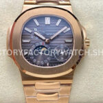 PPF Factory 5712 rose gold bracelet grey dial watch