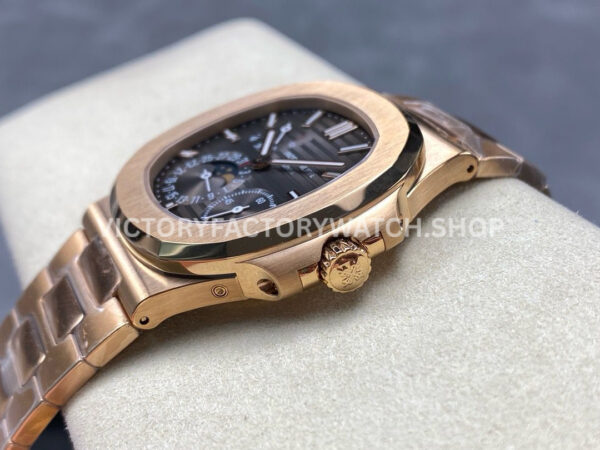 PPF Factory Patek Philippe Nautilus 5712/1R Full Rose Gold Grey Dial