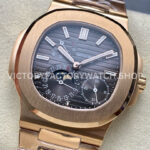 PPF Factory Patek Philippe Nautilus 5712/1R Full Rose Gold Grey Dial