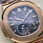 PPF Factory Patek Philippe Nautilus 5712/1R Full Rose Gold Grey Dial