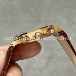 PPF Factory Patek Philippe Nautilus 40mm 5712R-001 Rose Gold Leather Strap Brown Dial