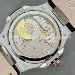 PPF Factory Patek Philippe Nautilus 40mm 5712G-001 White Gold Leather Grey Dial (8) PPF Factory Patek Philippe Nautilus 5712G-001 40mm White Gold Leather Strap Grey Dial