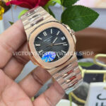 PPF Factory Patek Philippe Nautilus 5711/1R 40mm Full Rose Gold Black Dial