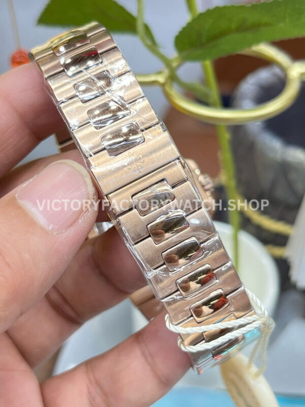 PPF Factory Patek Philippe Nautilus 5711/1R 40mm Full Rose Gold Black Dial