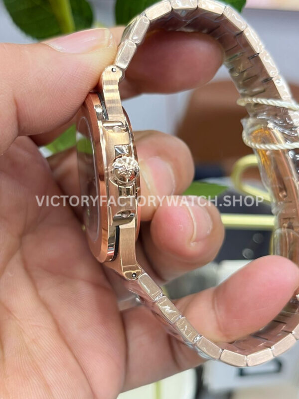 PPF Factory Patek Philippe Nautilus 5711/1R 40mm Full Rose Gold Black Dial