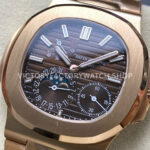 PPF Factory Patek Philippe Nautilus 5712-1R Rose Gold Brown Dial (1) PPF Factory Patek Philippe Nautilus 5712/1R Full Rose Gold Brown Dial