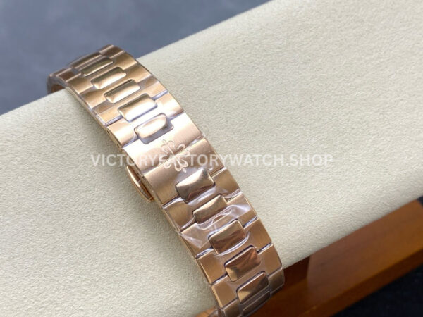 PPF Factory Patek Philippe Nautilus 5712-1R Rose Gold Brown Dial (3) PPF Factory Patek Philippe Nautilus 5712/1R Full Rose Gold Brown Dial