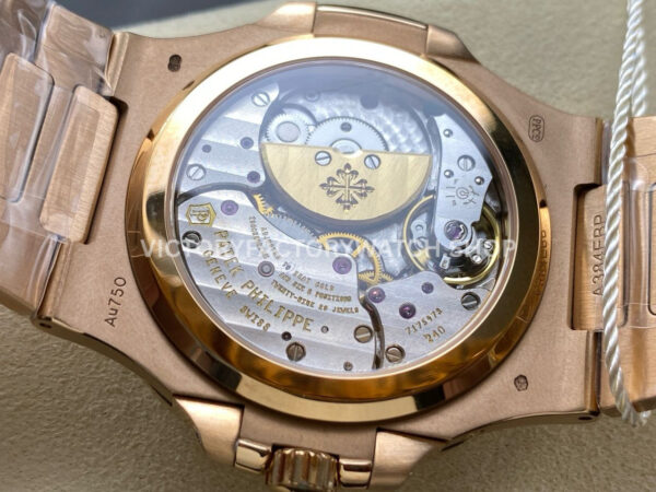 PPF Factory Patek Philippe Nautilus 5712-1R Rose Gold Brown Dial (9) PPF Factory Patek Philippe Nautilus 5712/1R Full Rose Gold Brown Dial