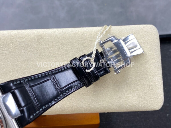 PPF Factory Patek Philippe Nautilus 5724G-001 40mm White Gold Leather Strap Grey Dial (10) PPF Factory Patek Philippe Nautilus 5724G-001 40mm White Gold Diamond Bezel Leather Strap Grey Dial