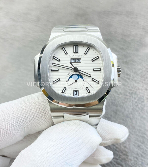 PPF Factory Patek Philippe Nautilus 5726 white dial full steel