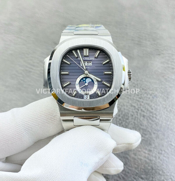 PPF Factory Patek Philippe Nautilus 5726 white grey dial full steel
