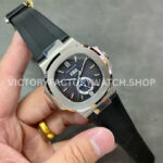 PPF Factory Patek Philippe Nautilus 57261A-001 40mm Steel Rubber Strap Grey Dial (1) PPF Factory Patek Philippe Nautilus 5726/1A-001 40mm Steel Rubber Strap Grey Dial