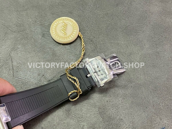 PPF Factory Patek Philippe Nautilus 57261A-001 40mm Steel Rubber Strap Grey Dial (4) PPF Factory Patek Philippe Nautilus 5726/1A-001 40mm Steel Rubber Strap Grey Dial