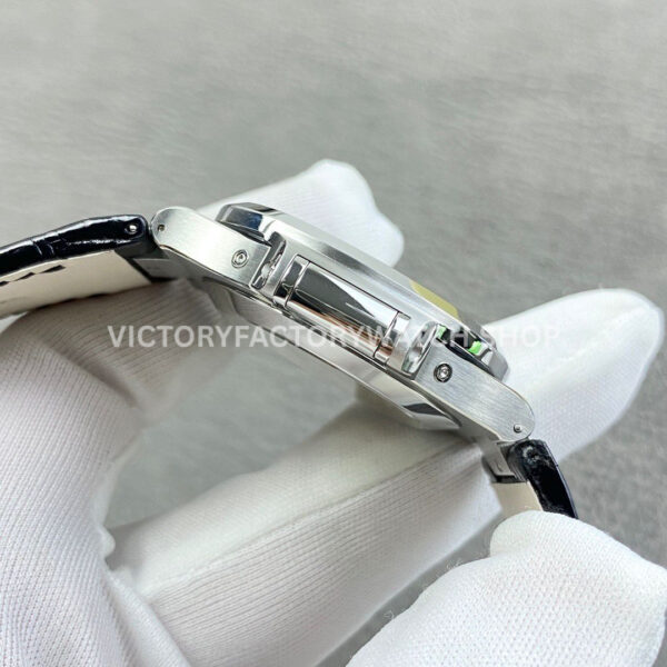 PPF Factory Patek Philippe Nautilus 57261A-0014 40mm Leather Strap Blue Dial (3) PPF Factory Patek Philippe Nautilus 57261A-0014 40mm Leather Strap Blue Dial