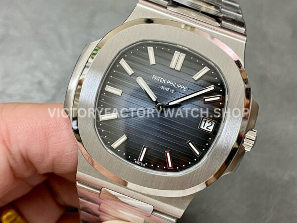 PPF Factory Patek Philippe Nautilus 5811/1G-001 41mm Full White Gold Blue Dial