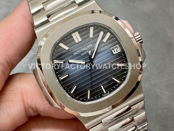 PPF Factory Patek Philippe Nautilus 5811/1G-001 41mm Full White Gold Blue Dial