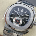 PPF Factory Patek Philippe Nautilus 5980 40.5mm Full Steel Grey Dial (1) PPF Factory Patek Philippe Nautilus 5980/1A 40.5mm Full Steel Grey Dial