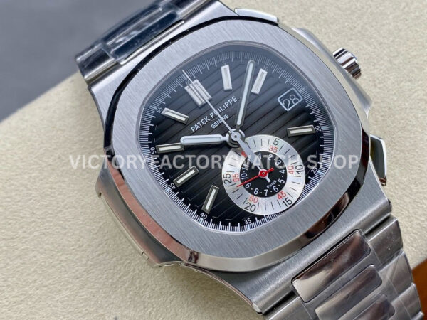 PPF Factory Patek Philippe Nautilus 5980 40.5mm Full Steel Grey Dial (3) PPF Factory Patek Philippe Nautilus 5980/1A 40.5mm Full Steel Grey Dial