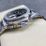 PPF Factory Patek Philippe Nautilus 5980 40.5mm Full Steel Grey Dial (5) PPF Factory Patek Philippe Nautilus 5980/1A 40.5mm Full Steel Grey Dial