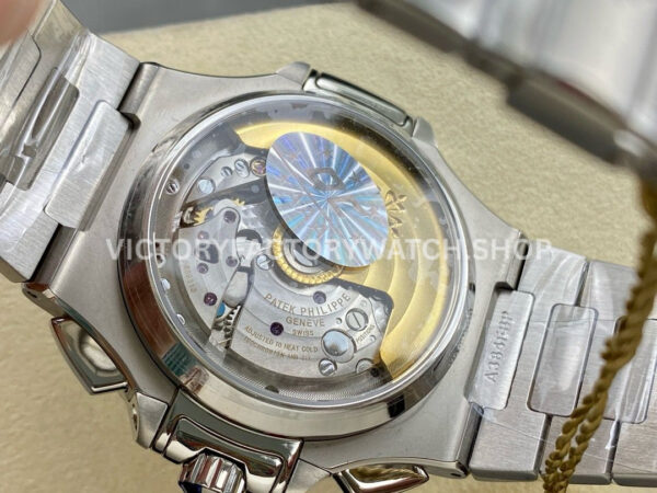 PPF Factory Patek Philippe Nautilus 5980 40.5mm Full Steel Grey Dial (8) PPF Factory Patek Philippe Nautilus 5980/1A 40.5mm Full Steel Grey Dial