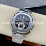 PPF Factory Patek Philippe Nautilus 5980 40.5mm Full Steel Grey Dial (9) PPF Factory Patek Philippe Nautilus 5980/1A 40.5mm Full Steel Grey Dial