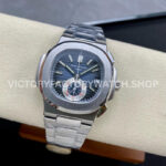 PPF Factory Patek Philippe Nautilus 5980 40.5mm Full Steel Light Blue Dial (6) PPF Factory Patek Philippe Nautilus 5980/1A-014 40.5mm Full Steel Light Blue Dial
