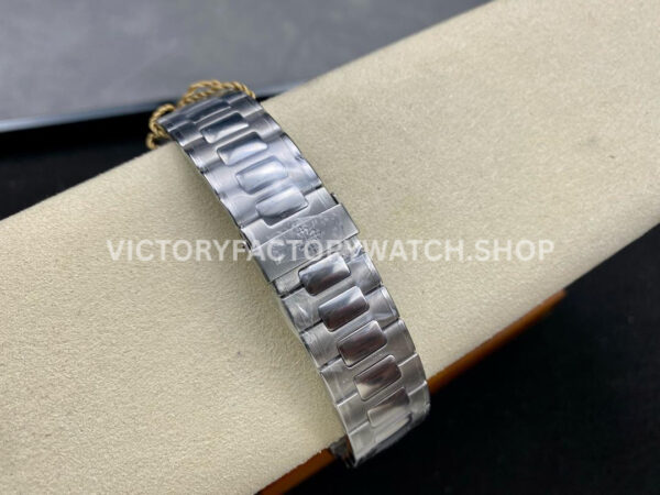 PPF Factory Patek Philippe Nautilus 5980 40.5mm Full Steel Light Blue Dial (7) PPF Factory Patek Philippe Nautilus 5980/1A-014 40.5mm Full Steel Light Blue Dial